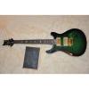 Custom Shop PRS Green Burst Flame Maple Top Electric Guitar #4 small image