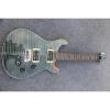 Custom Shop PRS Gray Flame Maple Top Electric Guitar #4 small image