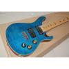Custom Shop PRS 7 String Blue Flame Maple Top Electric Guitar #1 small image