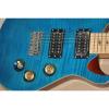 Custom Shop PRS 7 String Blue Flame Maple Top Electric Guitar #4 small image