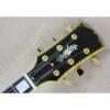 Custom Shop P90 L5 Transparent Yellow Paint Electric Guitar Spring vibrato #4 small image