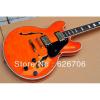 Custom Shop Orange 335 Semi Hollow Jazz Electric Guitar #1 small image
