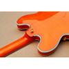 Custom Shop Orange 335 Semi Hollow Jazz Electric Guitar #5 small image