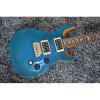 Custom Shop Ocean Blue Paul Reed Smith Electric Guitar Custom Inlay Mother of Pearl #5 small image