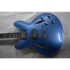 Custom Shop LP Dave Grohl Pelham Blue DG-335 Electric Guitar Frets and Fretboard Bindings
