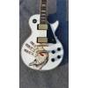 Custom Shop LP Hands On White Electric Guitar #4 small image