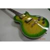 Custom Shop LP Apple Green Quilted Maple Top Standard Electric Guitar #3 small image