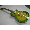 Custom Shop LP Apple Green Quilted Maple Top Standard Electric Guitar #4 small image
