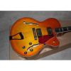 Custom Shop L5 Fhole Cherry Sunburst Jazz 6 String Electric Guitar
