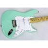 Custom Shop Jeff Beck Fender Green Cyan Single Wammy Bar Electric Guitar #1 small image