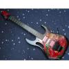 Custom Shop Ibanez Red Flower Electric Guitar #1 small image