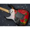 Custom Shop Ibanez Red Flower Electric Guitar #4 small image