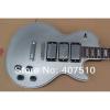 Custom Shop Gray Silver Burst 3 Pickups OEM Electric Guitar #4 small image