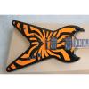 Custom Shop Flying V SGV LP Zakk Wylde Orange Electric Guitar #1 small image