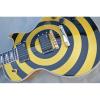 Custom Shop Gold Top Zakk Wylde Bullseyes Electric Guitar #4 small image