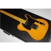 Custom Shop Fender Telecaster Yellow Electric Guitar #2 small image