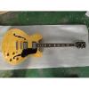 Custom Shop ES335 Yellow Electric Guitar #3 small image