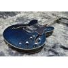 Custom Shop ES 335 Sapphire Blue Jazz Electric Guitar #5 small image