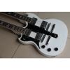 Custom Shop Don Felder EDS 1275 SG Double Neck Arctic White Left Handed Electric Guitar #1 small image