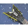 Custom Shop Black Yellow Bindings Dime Razorback Dean Electric Guitar #3 small image