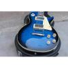 Custom Shop Blue Tiger Burst Maple Top Electric Guitar #3 small image