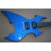 Custom Shop Avenge Blue BC Rich Electric Guitar #1 small image