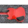Custom SG Angus Young Classic Red 6 String Electric Guitar Maestro Vibrola #2 small image