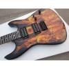 Custom Made ESP Skull Flame Skeleton Graphic Electric Guitar