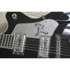 Custom Gretsch Falcon Black Silver Pickuguard Electric Guitar