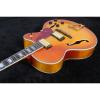 Custom Classic L5 Jazz Hollow Body Byrdland Electric Guitar Sunburst #2 small image