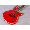 Custom Built Mayones Regius 7 String Electric Guitar Tiger Maple Red #5 small image