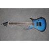 Custom Built Mayones Regius 7 String Electric Guitar Tiger Blue Maple Top #1 small image