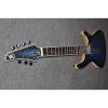 Custom Built Mayones Regius 7 String Electric Guitar Tiger Blue Maple Top #4 small image