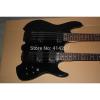 Custom Shop Double Neck Black Steinberger 24 Frets Headless Electric Guitar #1 small image
