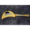 Custom Built Kawai Moonsalut Electric Guitar Yellow Real Abalone #5 small image