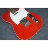 Custom American Telecaster Tiger Maple Top Red Electric Guitar #5 small image