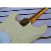 Custom American Stratocaster Vintage White Electric Guitar #4 small image