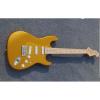 Custom American Stratocaster Gold Electric Guitar #1 small image