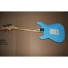 Custom American Stratocaster Daphe Blue Electric Guitar #5 small image