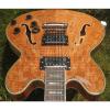 Custom 6 String Languedoc Dead Wood Grain Top Electric Guitar #1 small image