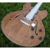 Custom 6 String Languedoc Dead Wood Grain Top Electric Guitar #2 small image