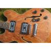 Custom 6 String Languedoc Dead Wood Grain Top Electric Guitar #5 small image