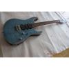 Custom Build Suhr Blue Tiger Maple Top 6 String Electric Guitar #3 small image