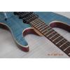 Custom Build Suhr Blue Tiger Maple Top 6 String Electric Guitar #5 small image