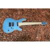 Custom Built Regius 7 String Blue Flame Maple Top Finish Mayones Guitar #1 small image