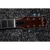 Custom Sparkle Burgundy Guitar with Authorized Gretsch Bigsby Tremolo and Knobs