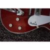 Custom Sparkle Burgundy Guitar with Authorized Gretsch Bigsby Tremolo and Knobs