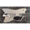 Custom Gretsch G6199 Billy-Bo Jupiter Thunderbird Metallic Silver Checkerboard Binding Guitar