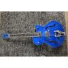 Custom 6120 Blue Tiger Maple Top Gretsch 6 String Electric Guitar