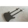 Custom Shop 4080 Double Neck Geddy Lee Black 4 String Bass 6/12 String Option Guitar